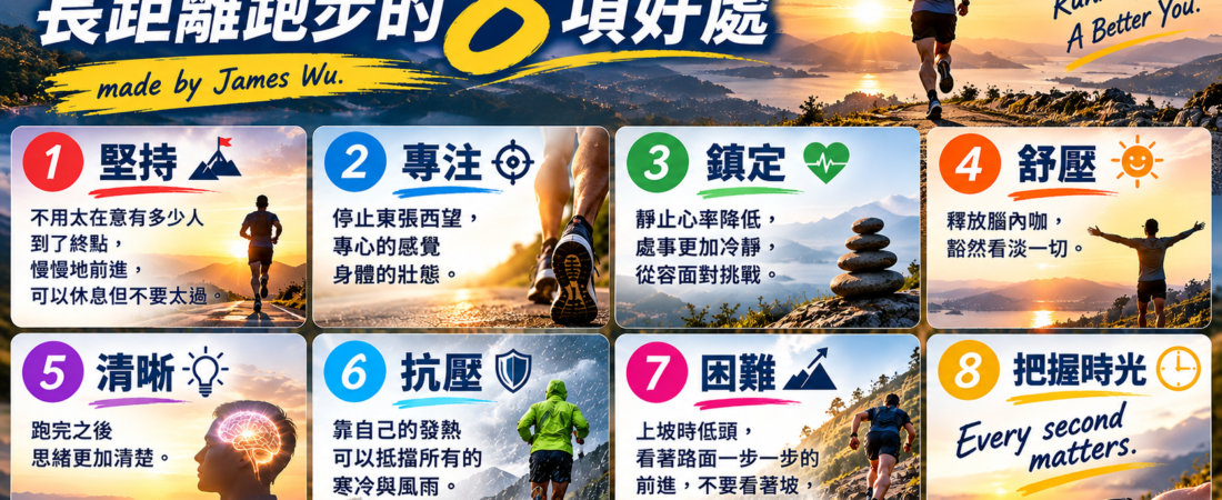 長距離跑步的八項好處